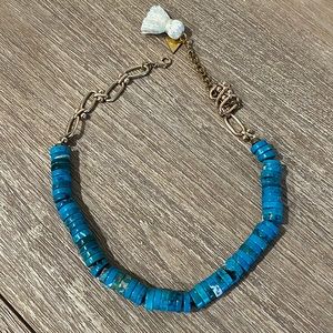 Anthropologie turquoise (costume) necklace